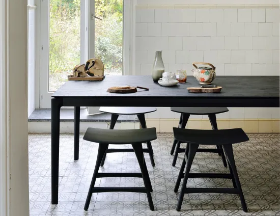 Bok Dining Table Oak Black
