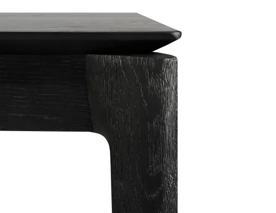 Ethnicraft Bok Dining Table Oak Black Detail