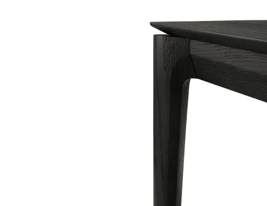 Ethnicraft Bok Dining Table Oak Black Detail