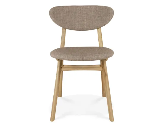 Ethnicraft Eye Dining Chair Oak Grey Fabric