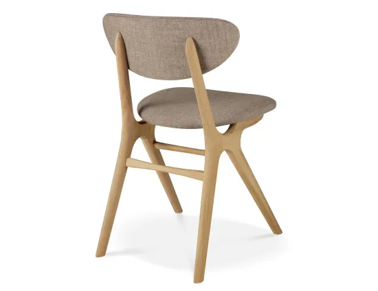 Ethnicraft Eye Dining Chair Oak Grey Fabric