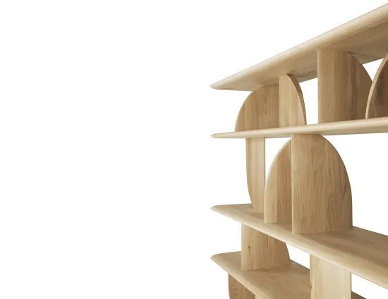 Ethnicraft Geometric Rack Oak Natural
