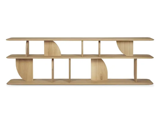 Ethnicraft Geometric Sofa Console Oak Natural 210cm