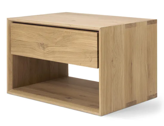 Ethnicraft Nordic Bedside Table Oak Natural 37cm