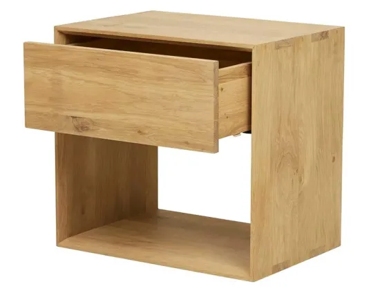 Ethnicraft Nordic Bedside Table Oak Natural 55cm