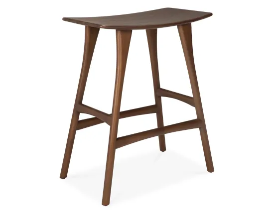 Ethnicraft Osso Counter Stool Teak Brown