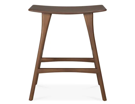 Ethnicraft Osso Counter Stool Teak Brown