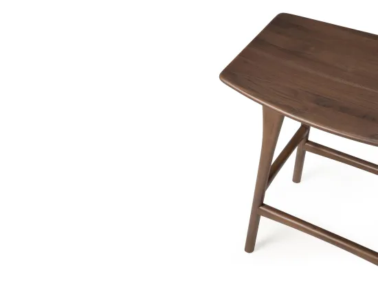 Ethnicraft Osso Counter Stool Teak Brown