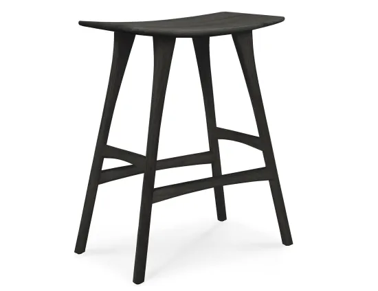 Ethnicraft Osso Counter Stool Oak Black