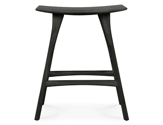 Ethnicraft Osso Counter Stool Oak Black