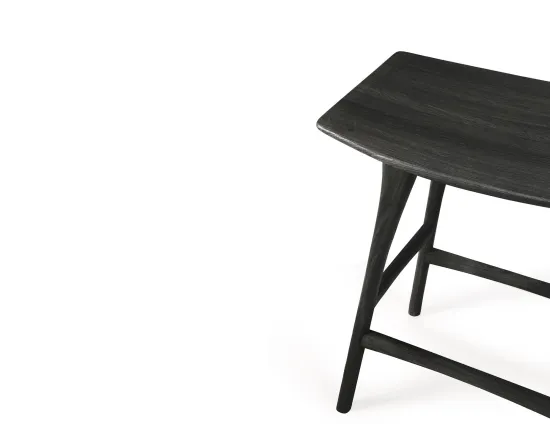 Ethnicraft Osso Counter Stool Oak Black