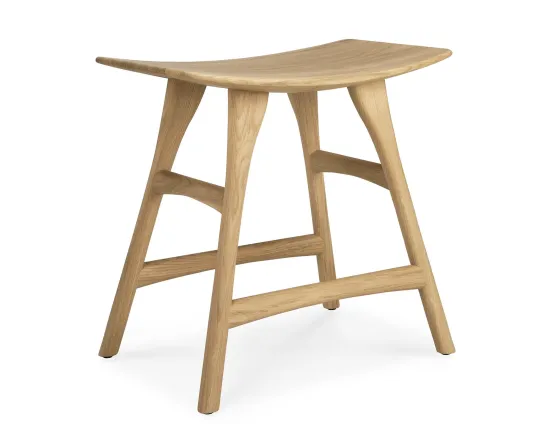 Ethnicraft Osso Low Stool Oak Natural