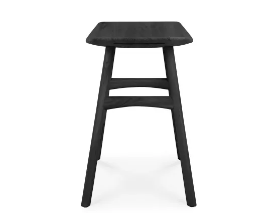 Ethnicraft Osso Low Stool Oak Black
