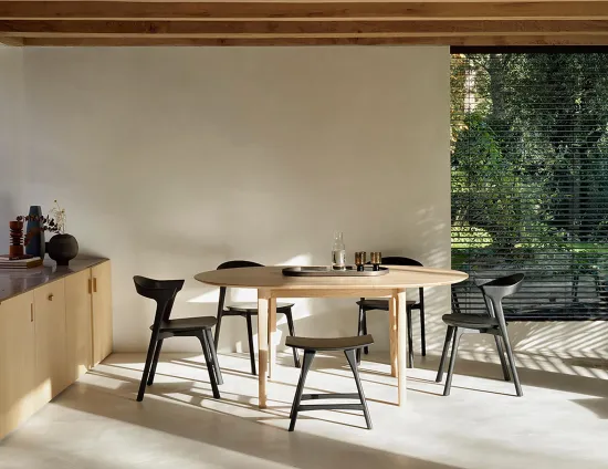 Ethnicraft Osso Low Stool Oak Black