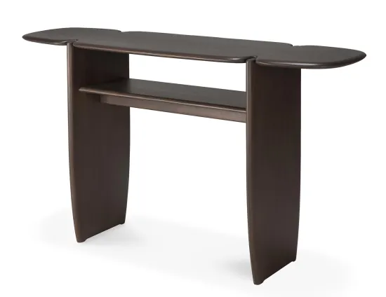 Ethnicraft Pi Console Mahogany Dark Brown 130cm