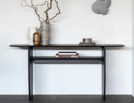 Ethnicraft Pi Console Mahogany Dark Brown 160cm