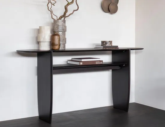 Ethnicraft Pi Console Mahogany Dark Brown 160cm