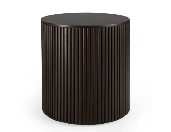 Ethnicraft Roller Max Side Table Mahoganhy Brown