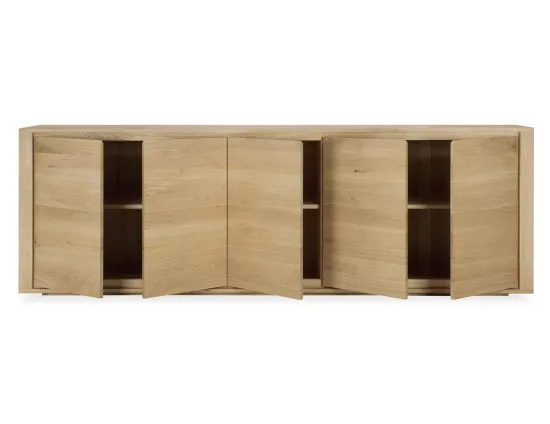 Ethnicraft Shadow Sideboard Oak Natural 250cm