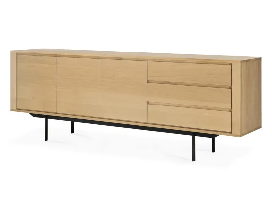 Ethnicraft Shadow Sideboard With Drawers 224cm