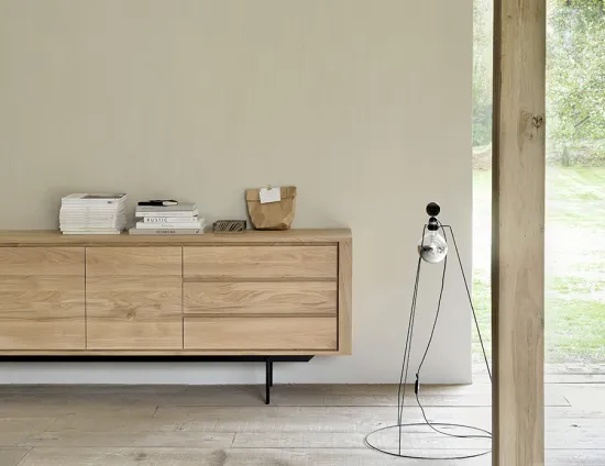 Ethnicraft Shadow Sideboard With Drawers 180cm