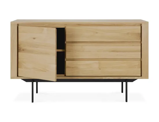 Ethnicraft Shadow Sideboard With Drawers 134cm