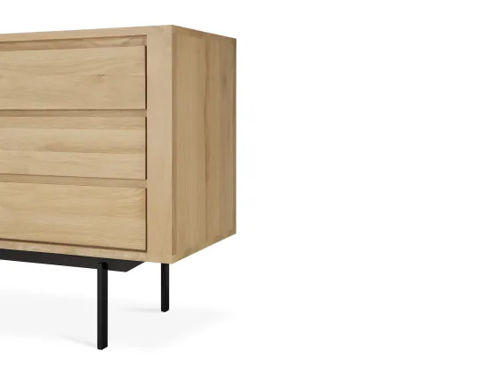 Ethnicraft Shadow Sideboard With Drawers Feature