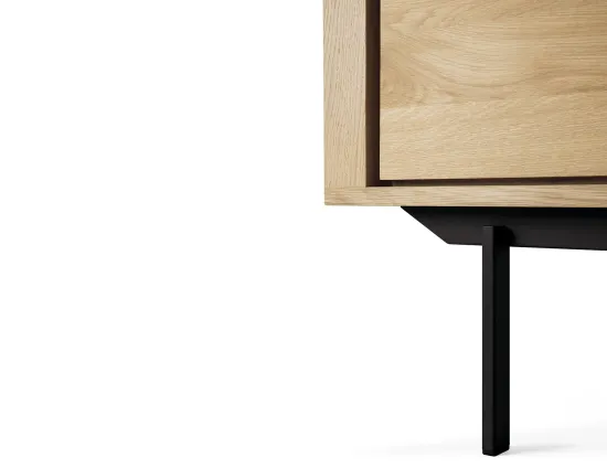 Ethnicraft Shadow Sideboard With Drawers Feature