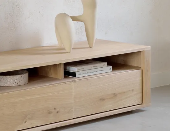 Ethnicraft Shadow Tv Unit Oak Natural 140cm