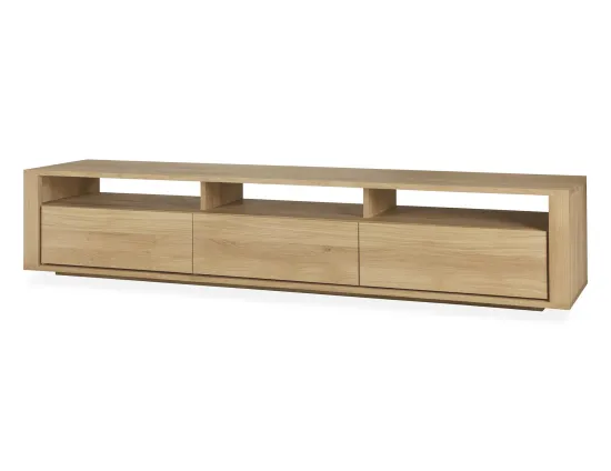 Ethnicraft Shadow Tv Unit Oak Natural 210cm