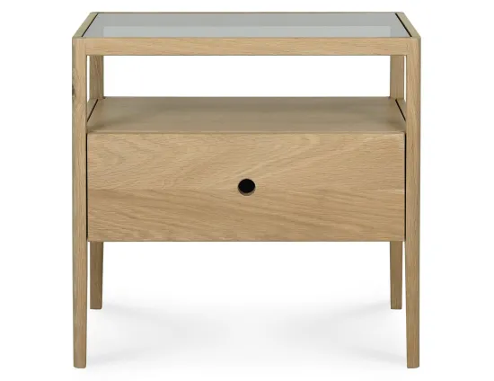 Ethnicraft Spindle Bedside Table Oak Natural