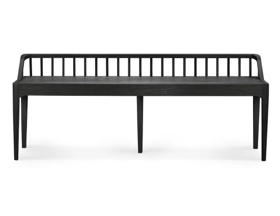 Ethnicraft Spindle Bench Oak Black