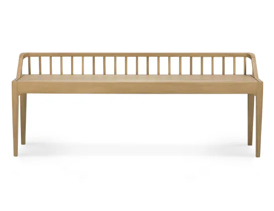 Ethnicraft Spindle Bench Oak Natural