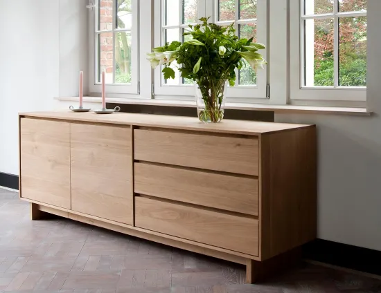 Ethnicraft Wave Sideboard Oak Natural