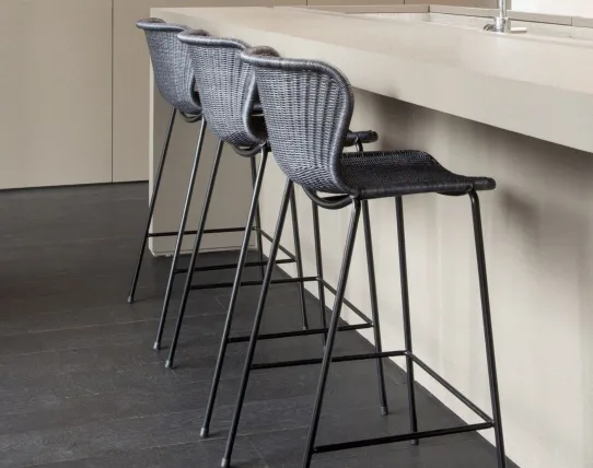 C603 Bar Stool SH750 Black