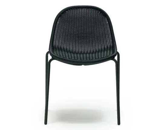 Edwin Stackable Lounge Chair Charcoal Charcoal