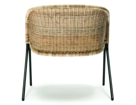 Kaki Lounge Rattan Rattan