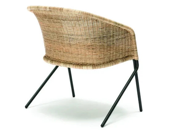 Kaki Natural Lounge Indoor Chair