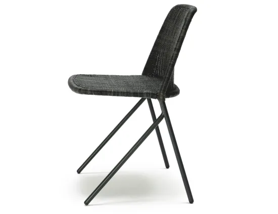 Kaki Dining Chair Charcoal