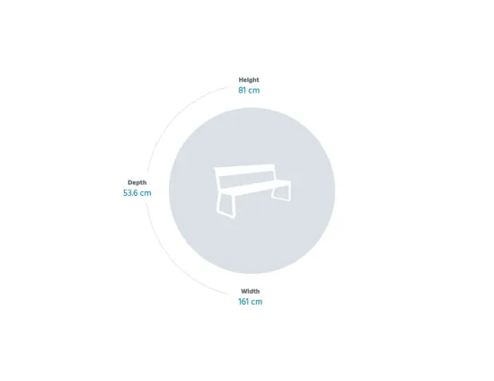 Bench With Back M