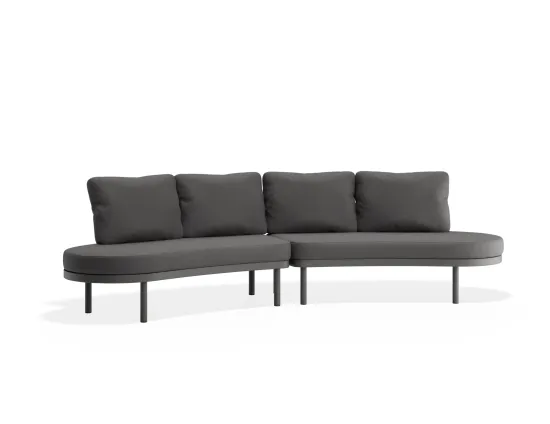 Aluna Outdoorsofa Configb Charcoal Darkgrey