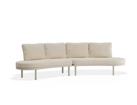 Aluna Outdoorsofa Configb Latte Husk