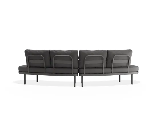 Aluna Outdoorsofa Configb Charcoal Darkgrey