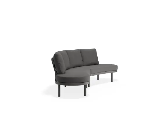 Aluna Outdoorsofa Configb Charcoal Darkgrey
