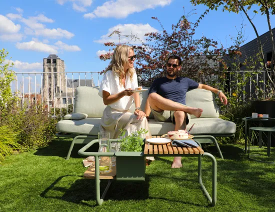Arla Outdoor Sofa 0017 Sunset Amb