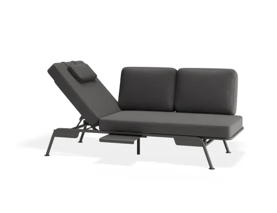 Arla 3seater Charcoal Darkgrey