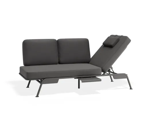 Arla 3seater Charcoal Darkgrey