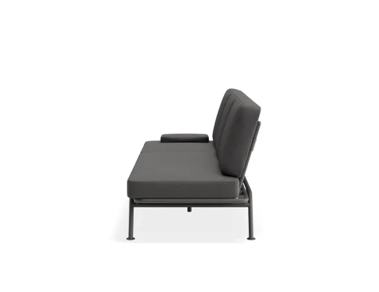 Arla 3seater Charcoal Darkgrey