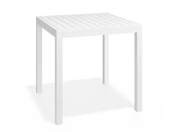 Halki Table 77x77 White
