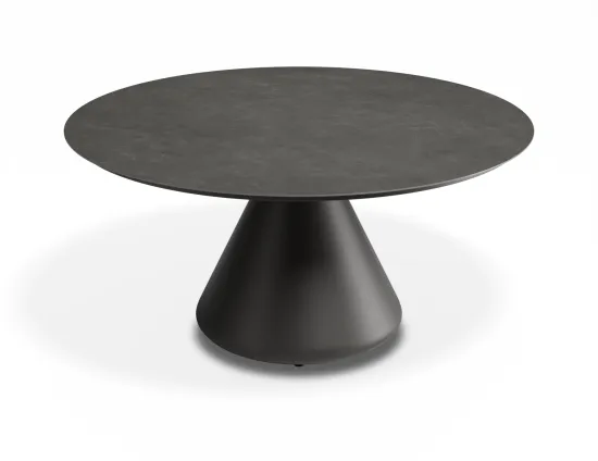 Kora Coffeetable 90cm Charcoal Basalt